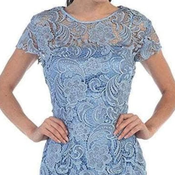NWT May Queen MQ1106 Homecoming Dress Blue Size 5XL - Picture 2 of 5